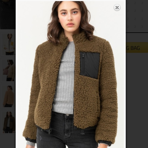 Reversible Sherpa Jacket - Picture 4 of 5